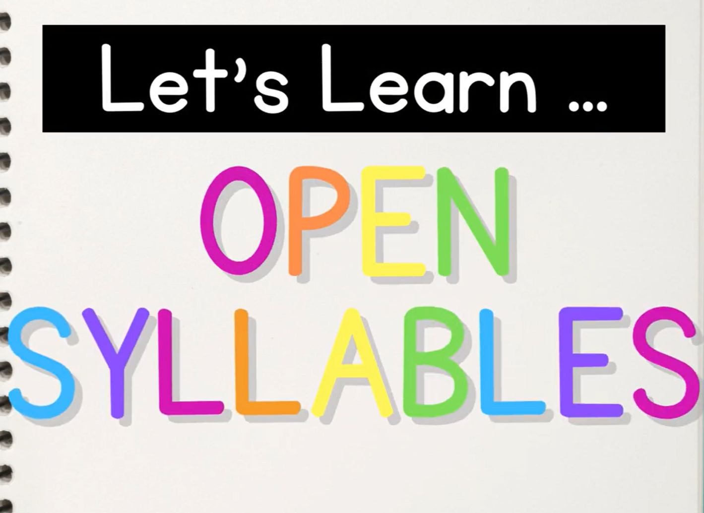 英语自然拼读-开音节Open_Syllables_{Syllable_Types}