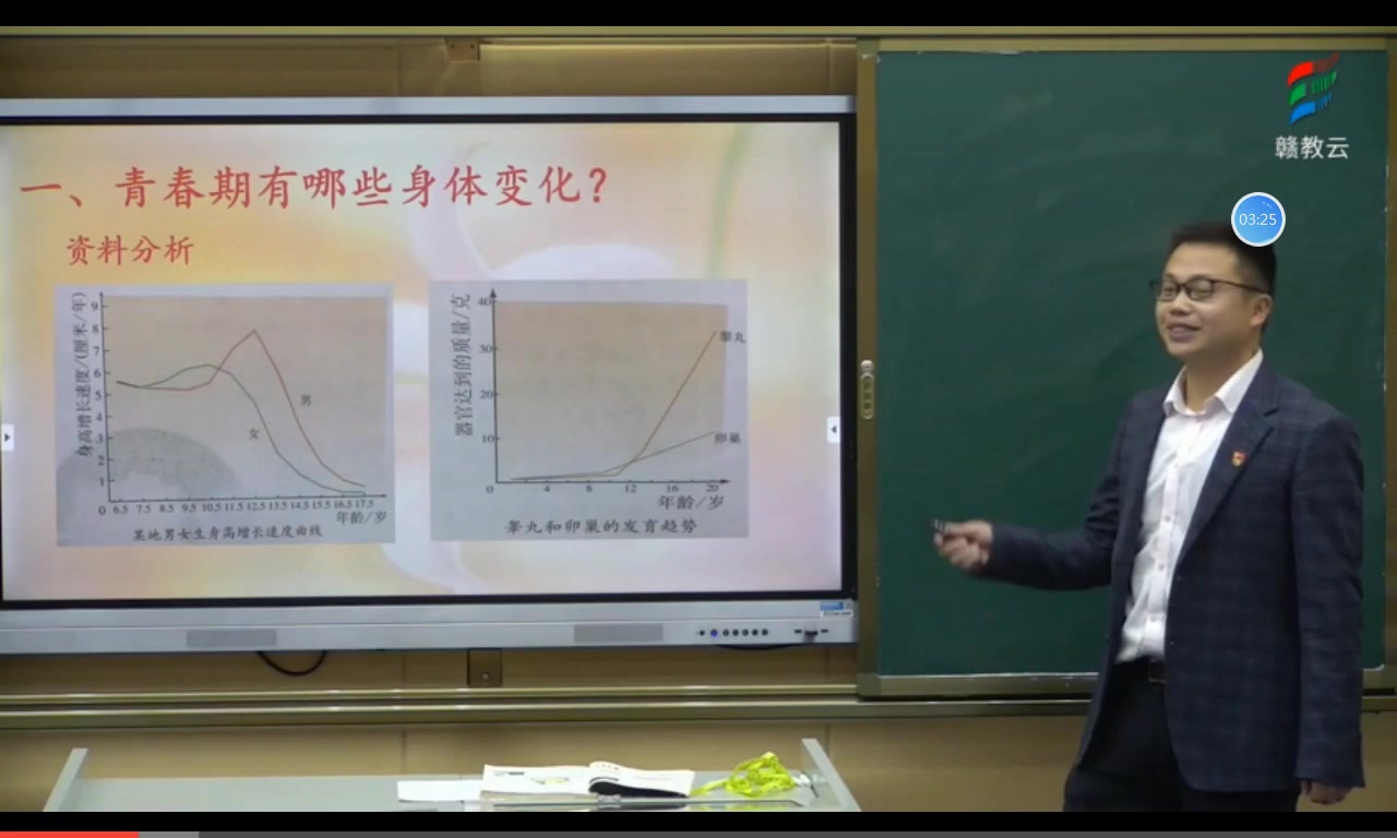 (2月17日)【赣教云】江西教育资源公共服务平台 在线教学 七年级下学期(册) 生物 第三节 青春期(人教版)哔哩哔哩bilibili