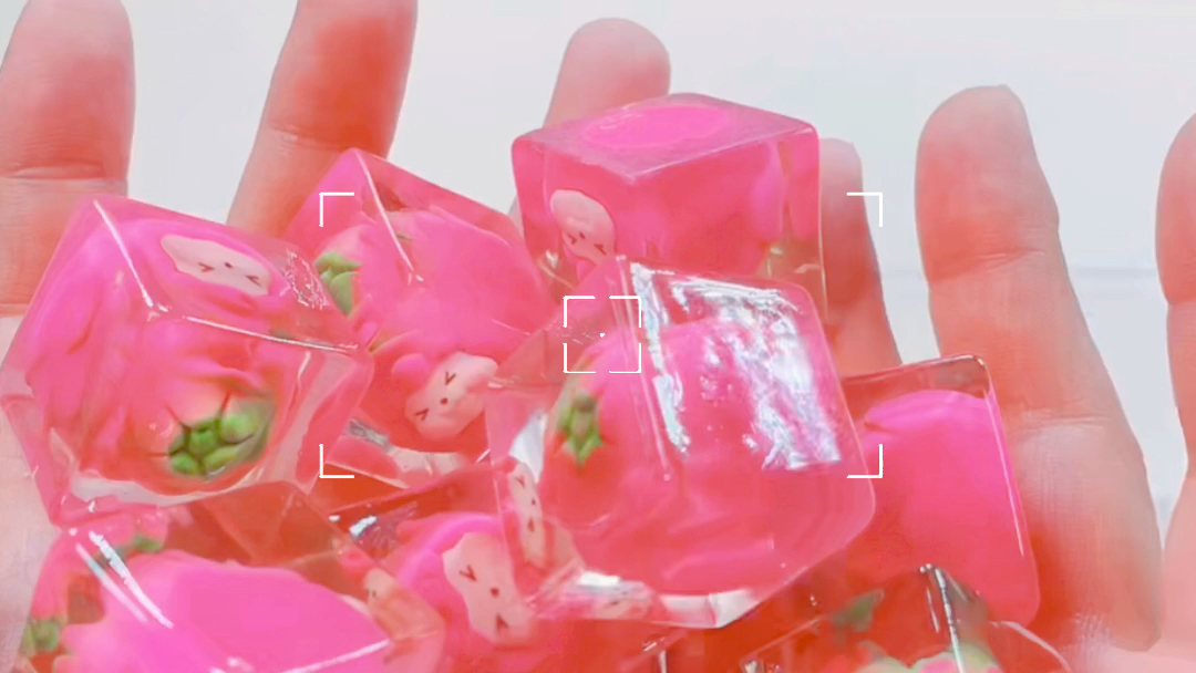 0117粉色玫粉方块