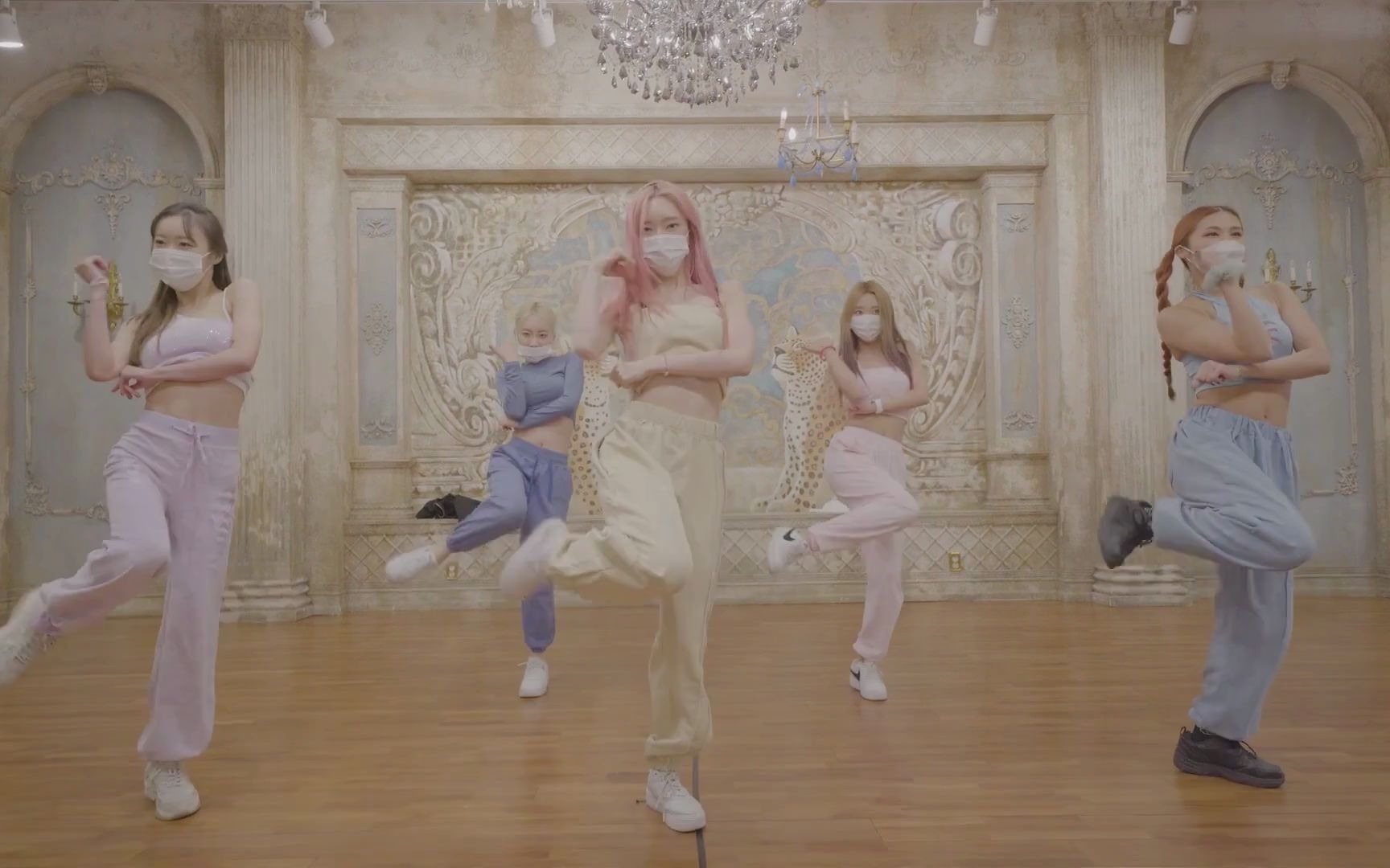 blackpink的icecreamyg伴舞团舞蹈视频小姐姐们跳舞太帅了酷girl