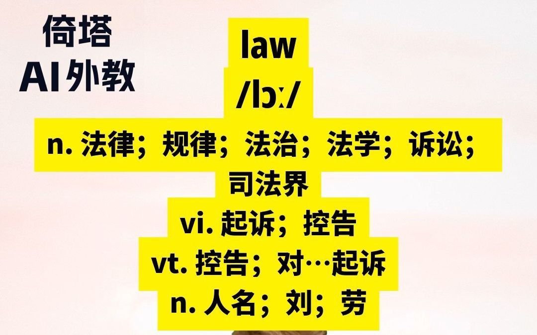 考研必背单词law法律哔哩哔哩bilibili