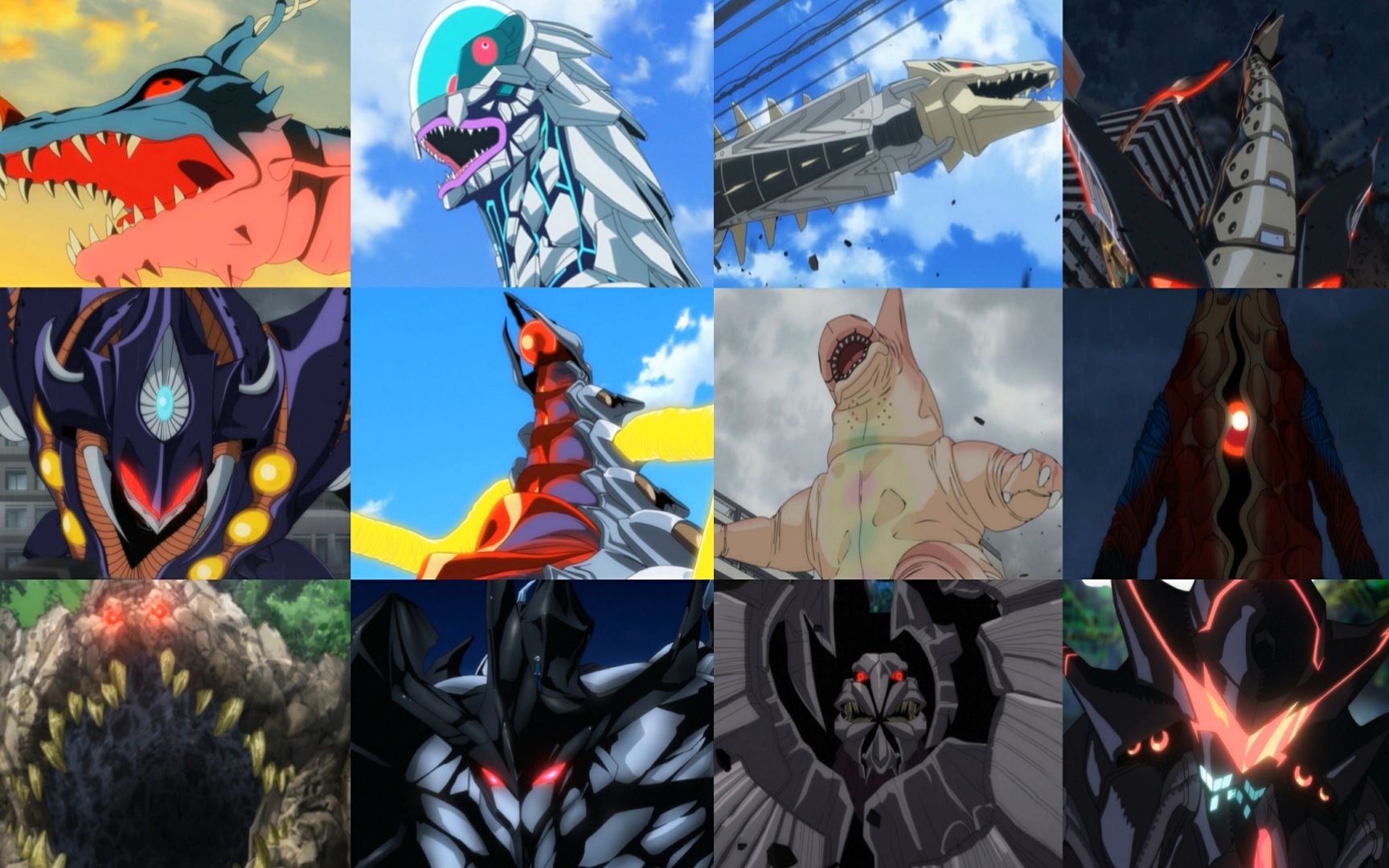 [图]【SSSS.GRIDMAN Kaiju】古立特中登场的怪兽/敌役