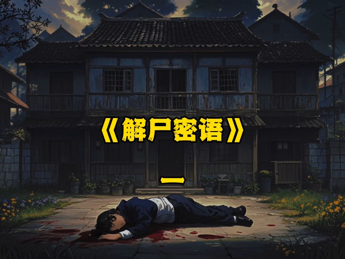 《解尸密语》超长版悬疑推理小说 耗时48小时制作哔哩哔哩bilibili