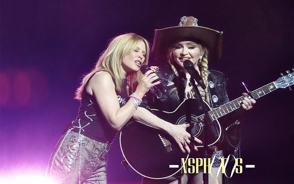 凯莉米洛kylie minogue助阵麦当娜madonna最新演唱会现场 i will