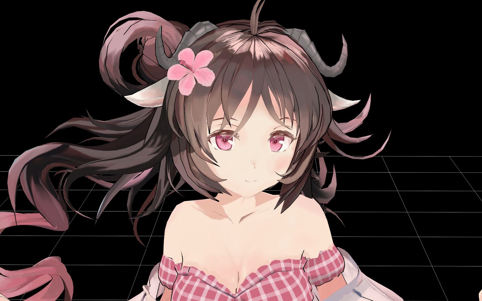 【明日方舟mmd】eyjafjalla/艾雅法拉 夏卉 fa018【模型测试】