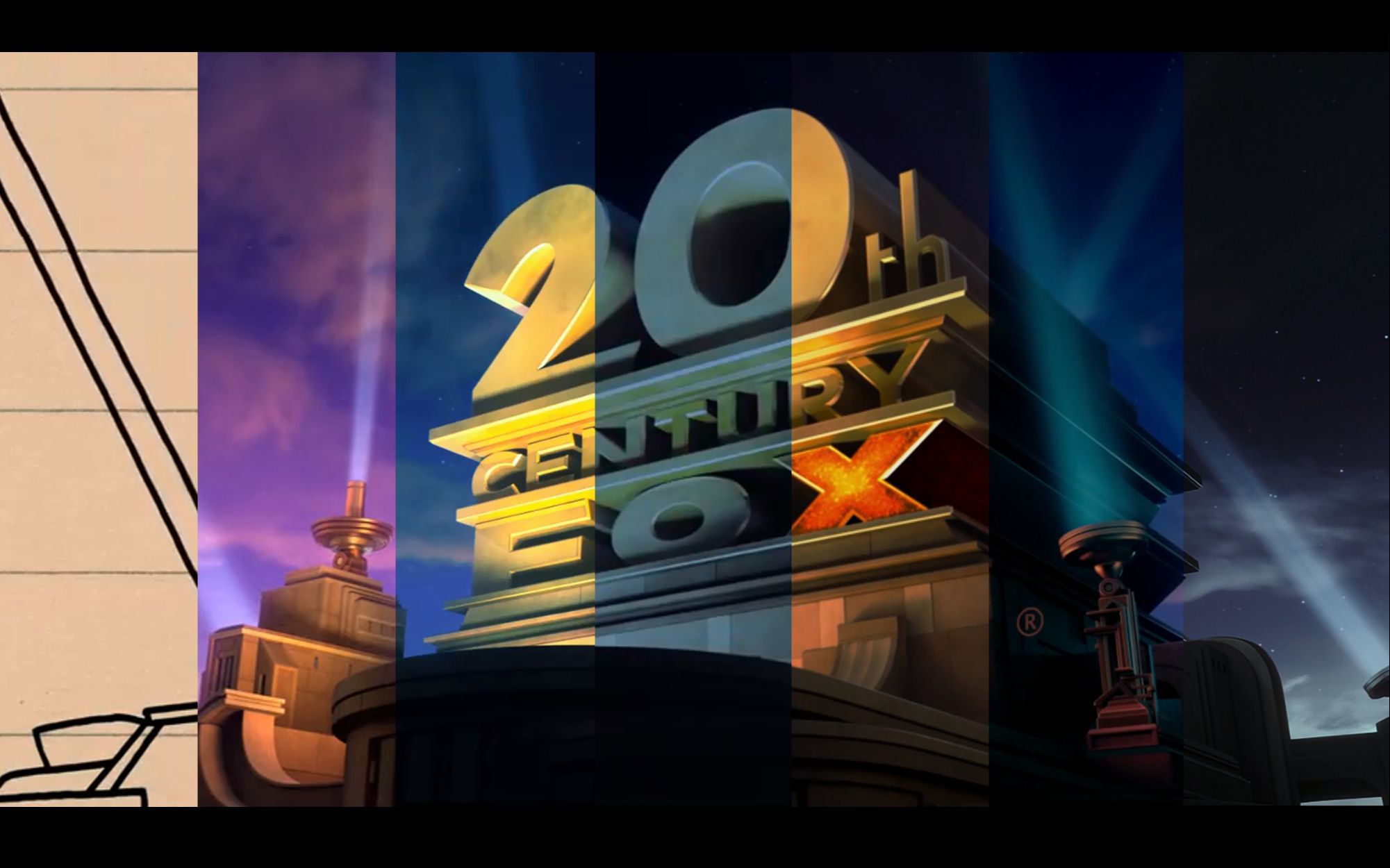二十世纪福斯影业片头logo变体合集19902020持续更新中
