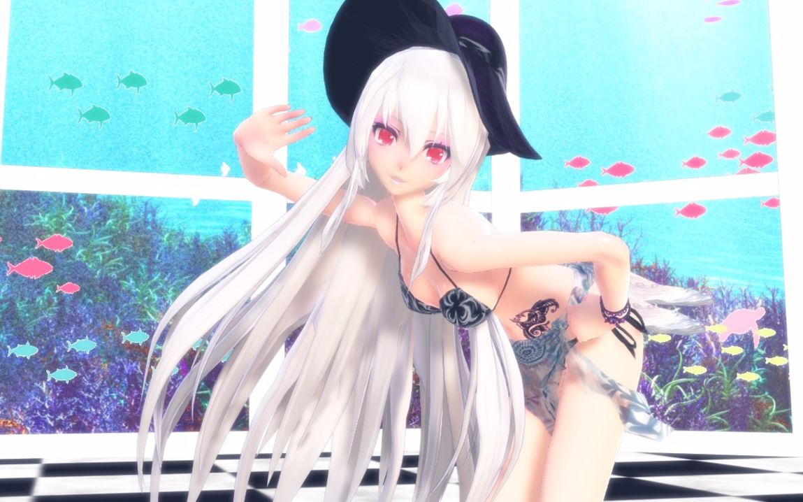 [图]【MMD】『DEEP BLUE TOWN来玩哦』by Tda Haku(Summer Bikini)【1080p】