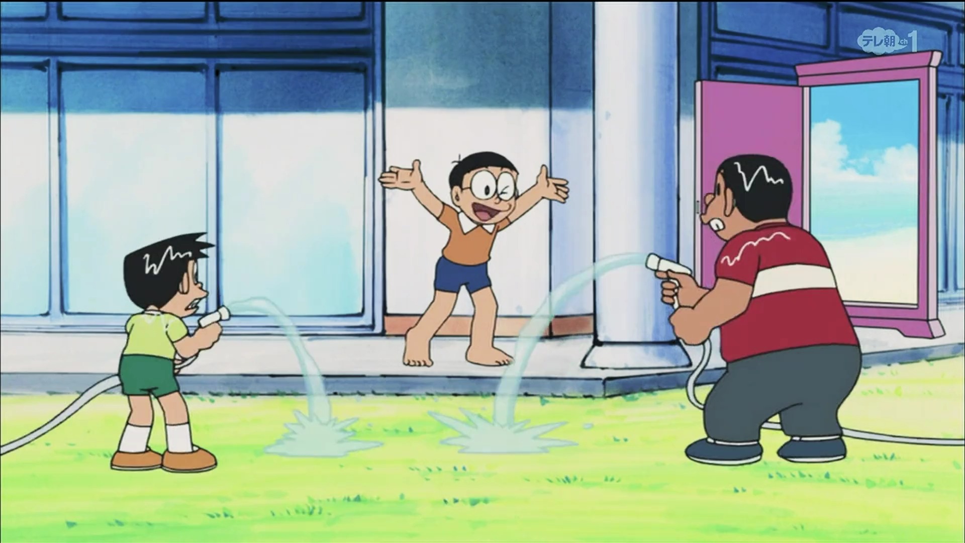 哆啦a梦:用水加工粉去避暑冰冰凉凉,结局惨了 #哆啦a梦新番 #哆啦a梦