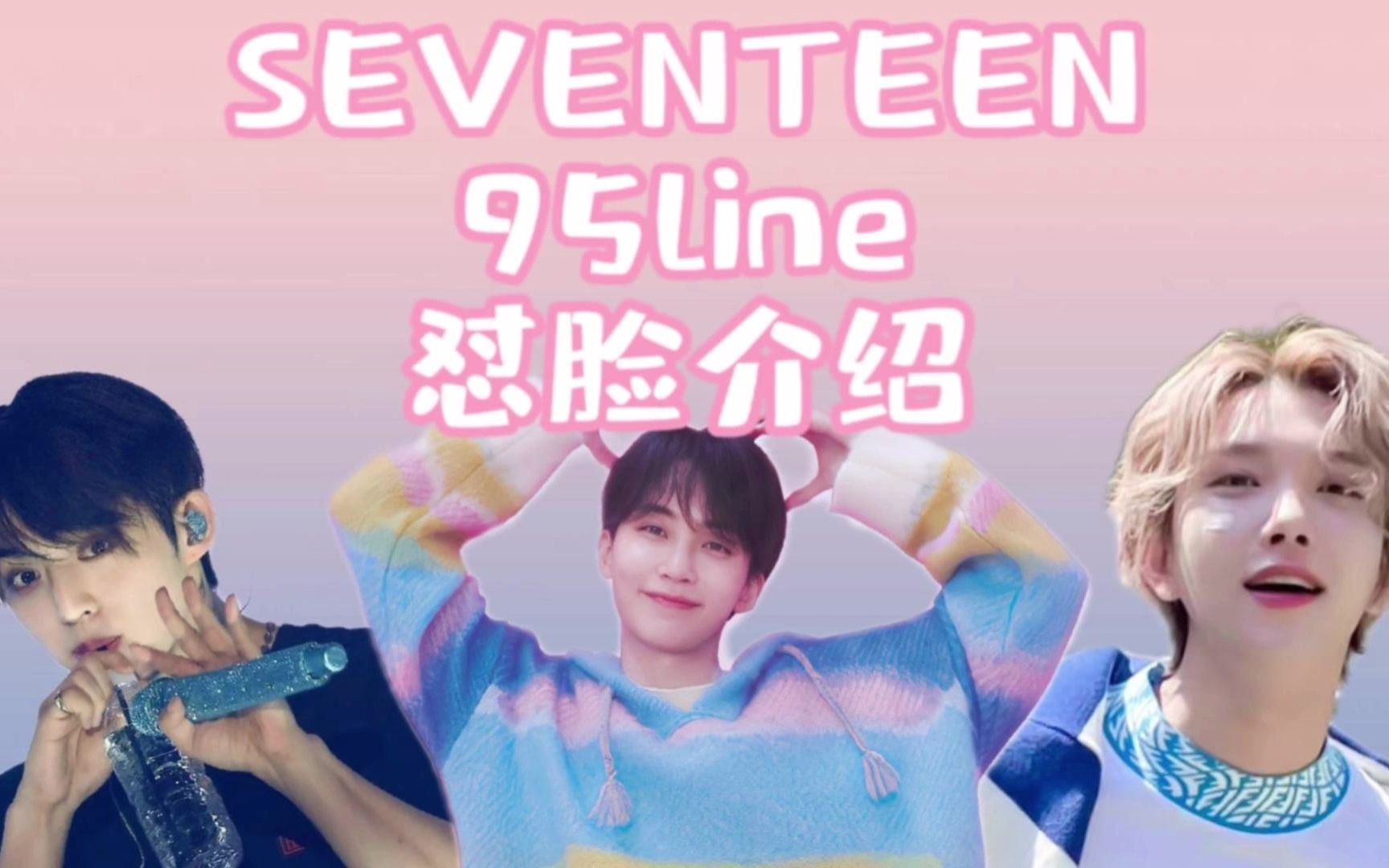 【seventeen安利】95line怼脸认人 基础信息篇,简单快速认人