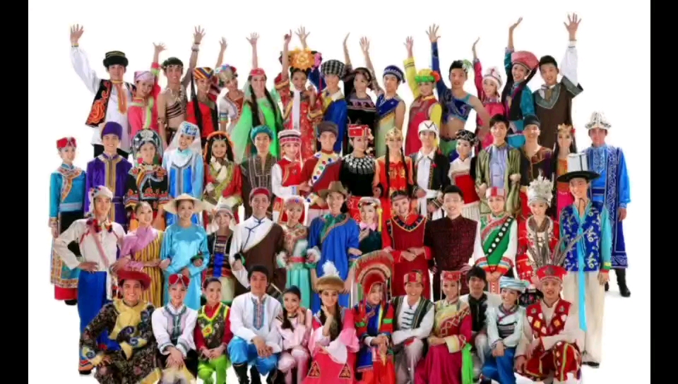 56各民族舞台团体妆