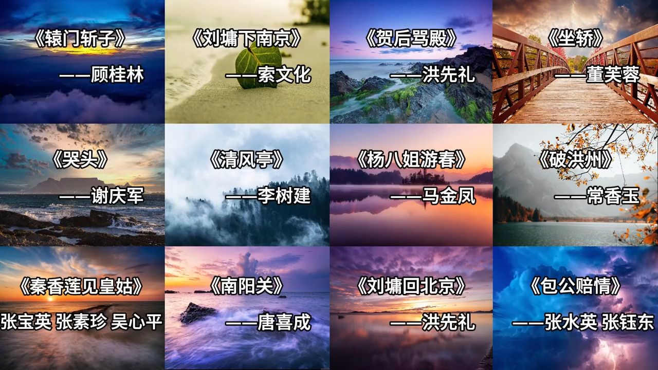 河南豫剧经典唱段合集，豫剧名家名段经典唱段大全合集12段 #传播戏曲文化 #豫剧经典名段 #谁说戏曲不抖音