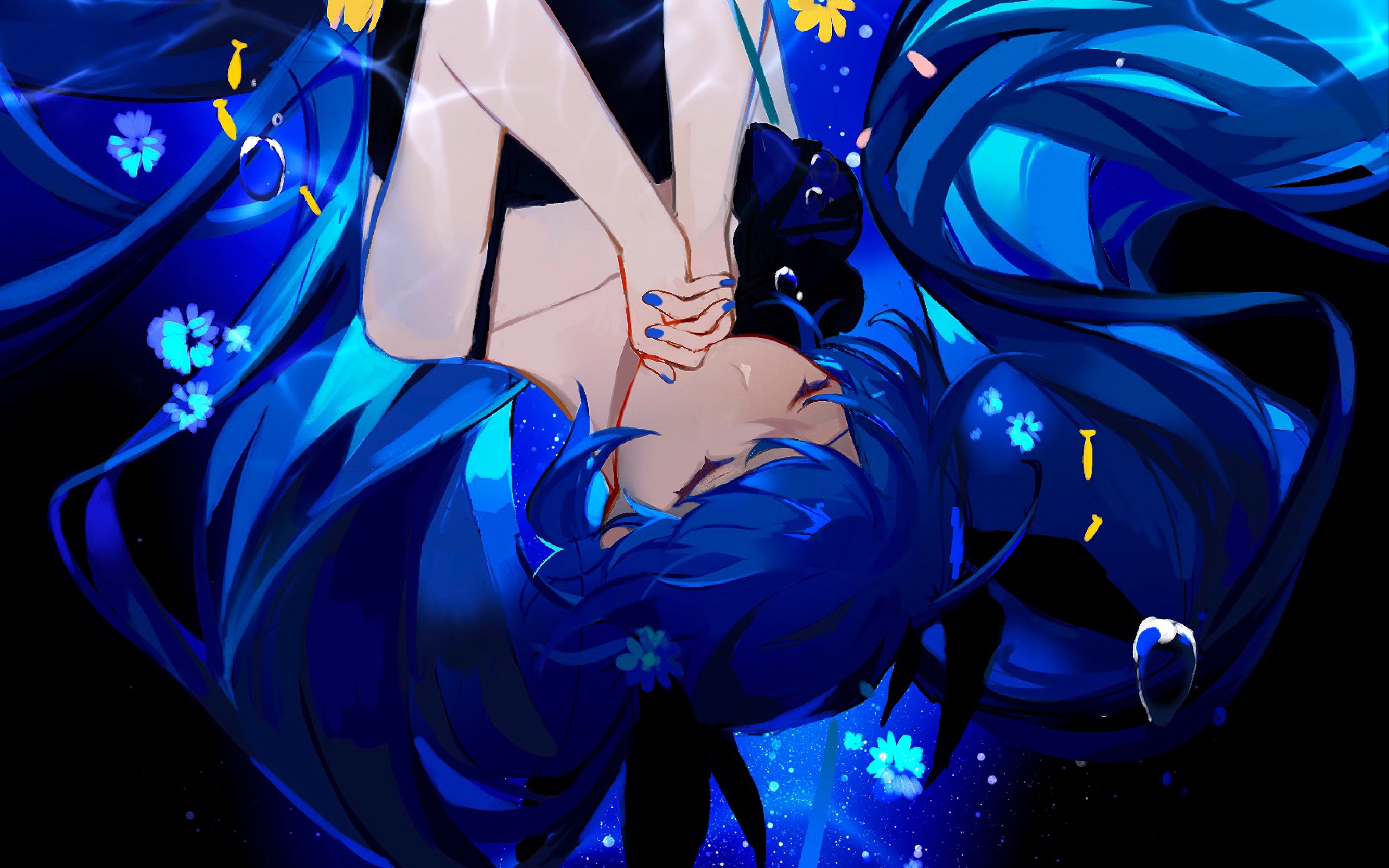 【初音未来16周年】miku生日快乐!画了最喜欢的深海少女