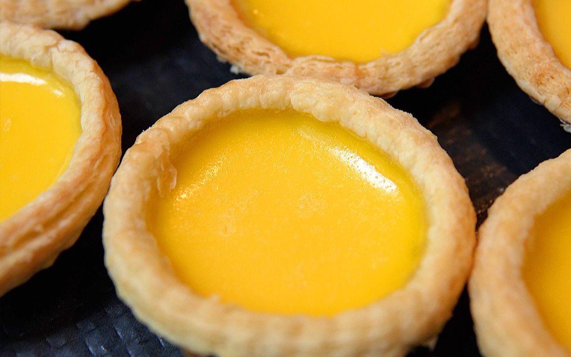 遥遥领先!72层酥皮广式蛋挞!