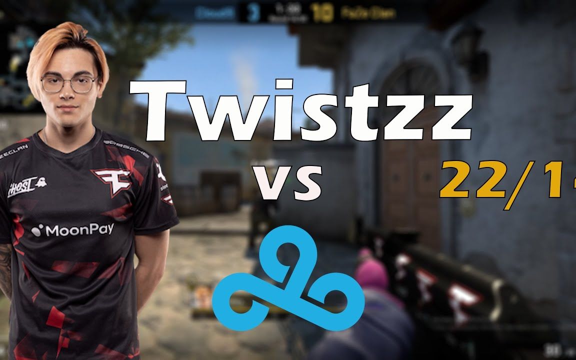 【csgo】pov faze twistzz (22/14) vs cloud9 (de_inferno) @blast.