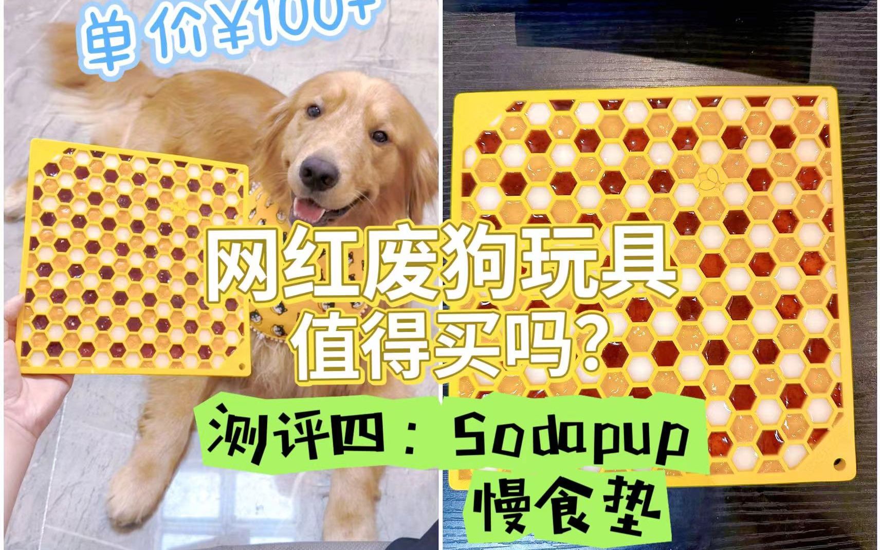 看看单价100+的网红丰容玩具怎么样!测评之Sodapup慢食垫哔哩哔哩bilibili