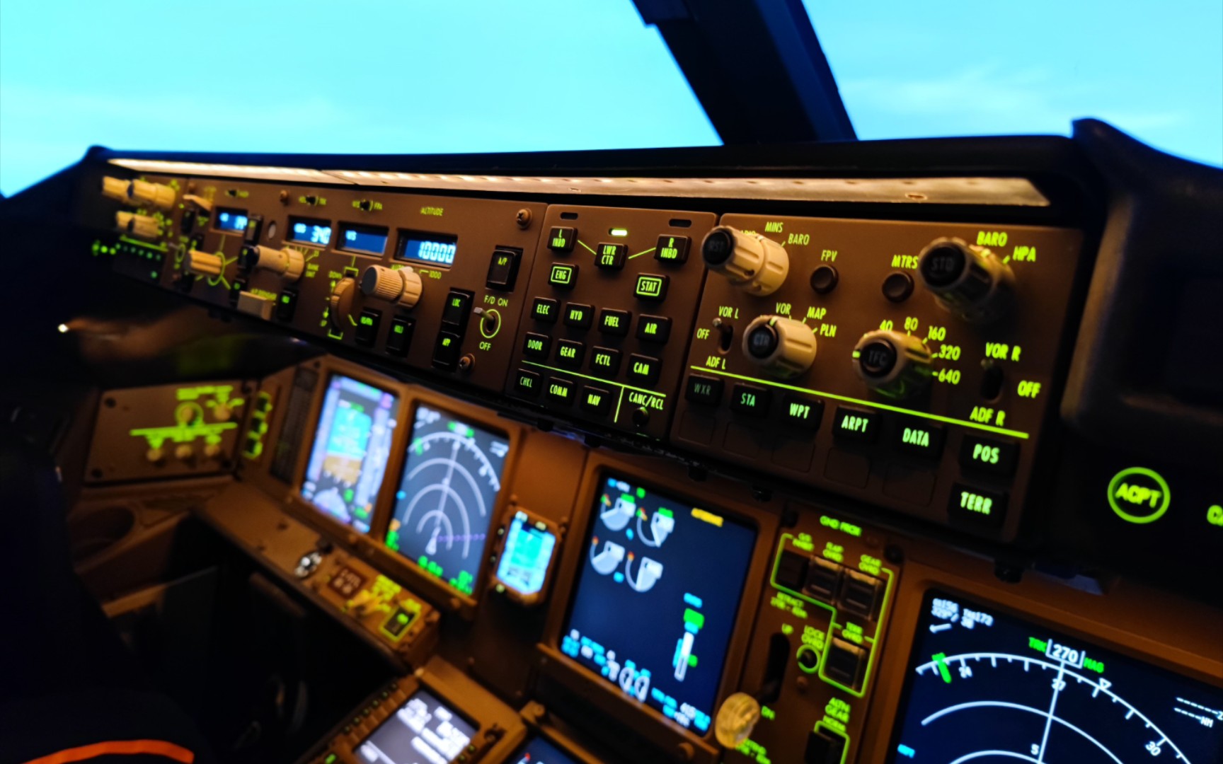 模拟机体验|"咣咣咣",a320昆明长水本场全手动