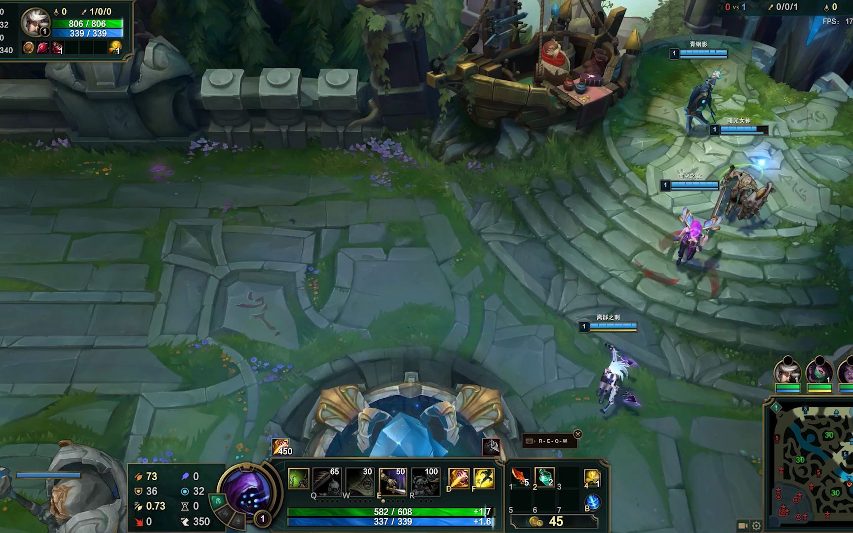 【英雄联盟】血c!武器大师高光时刻(全局对局)