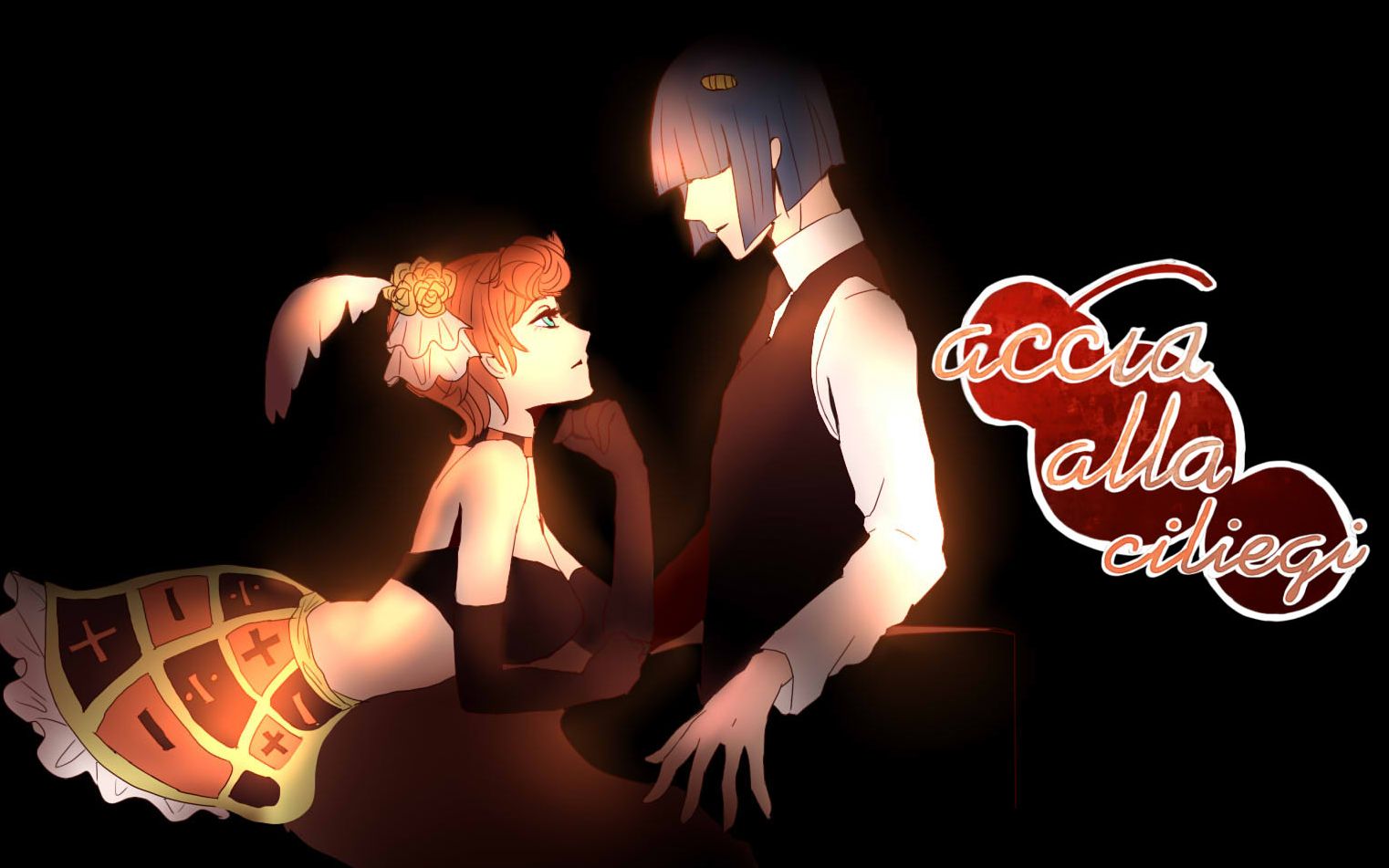 【jojo黄金之风/手书/手描】布特里的cherry hunt【布加拉提x特里休】