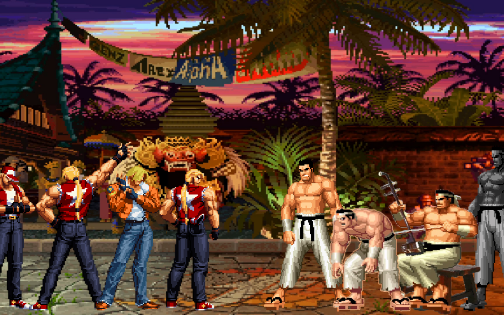 拳皇mugen 特瑞vs大门