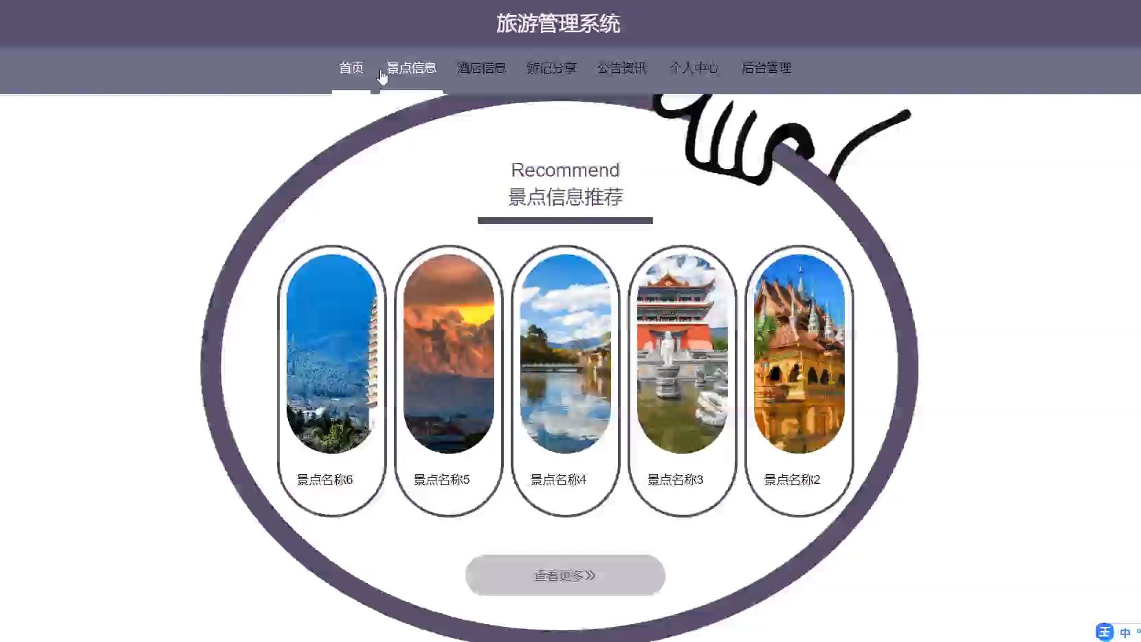 基于SpringBoot的旅游管理系统哔哩哔哩bilibili