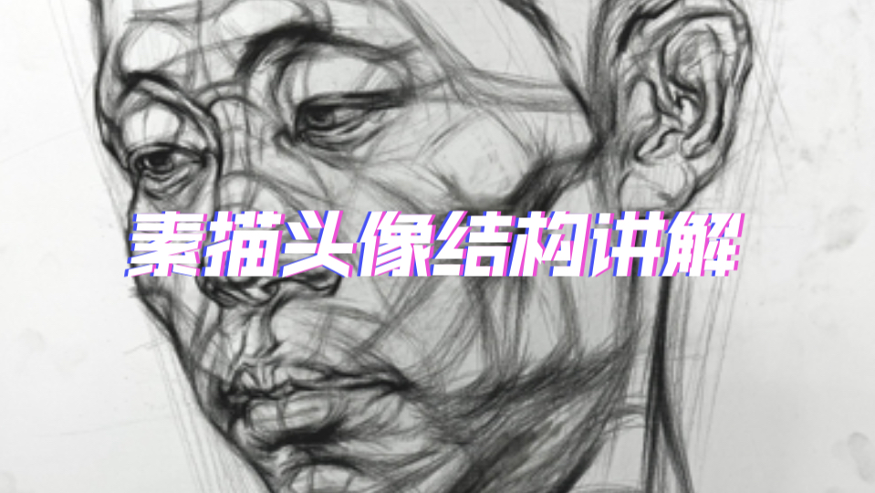 素描头像结构讲解(素描头像最重要的核心知识点)哔哩哔哩bilibili