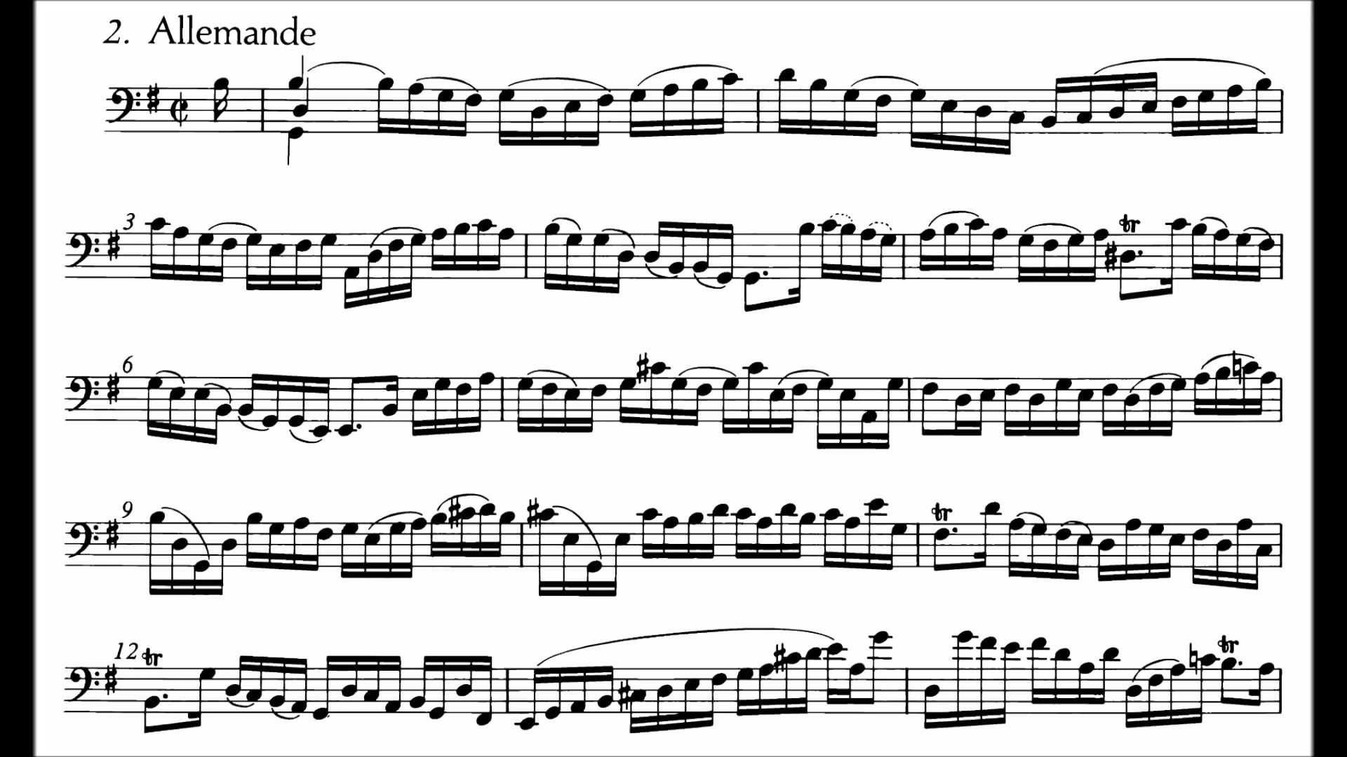 [图]【大提琴】巴赫 - 无伴奏大提琴组曲 BWV 1007