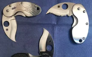 Video herunterladen: Spyderco蜘蛛 小蟋蟀到手 钢柄全齿 呆萌可爱 和谐EDC