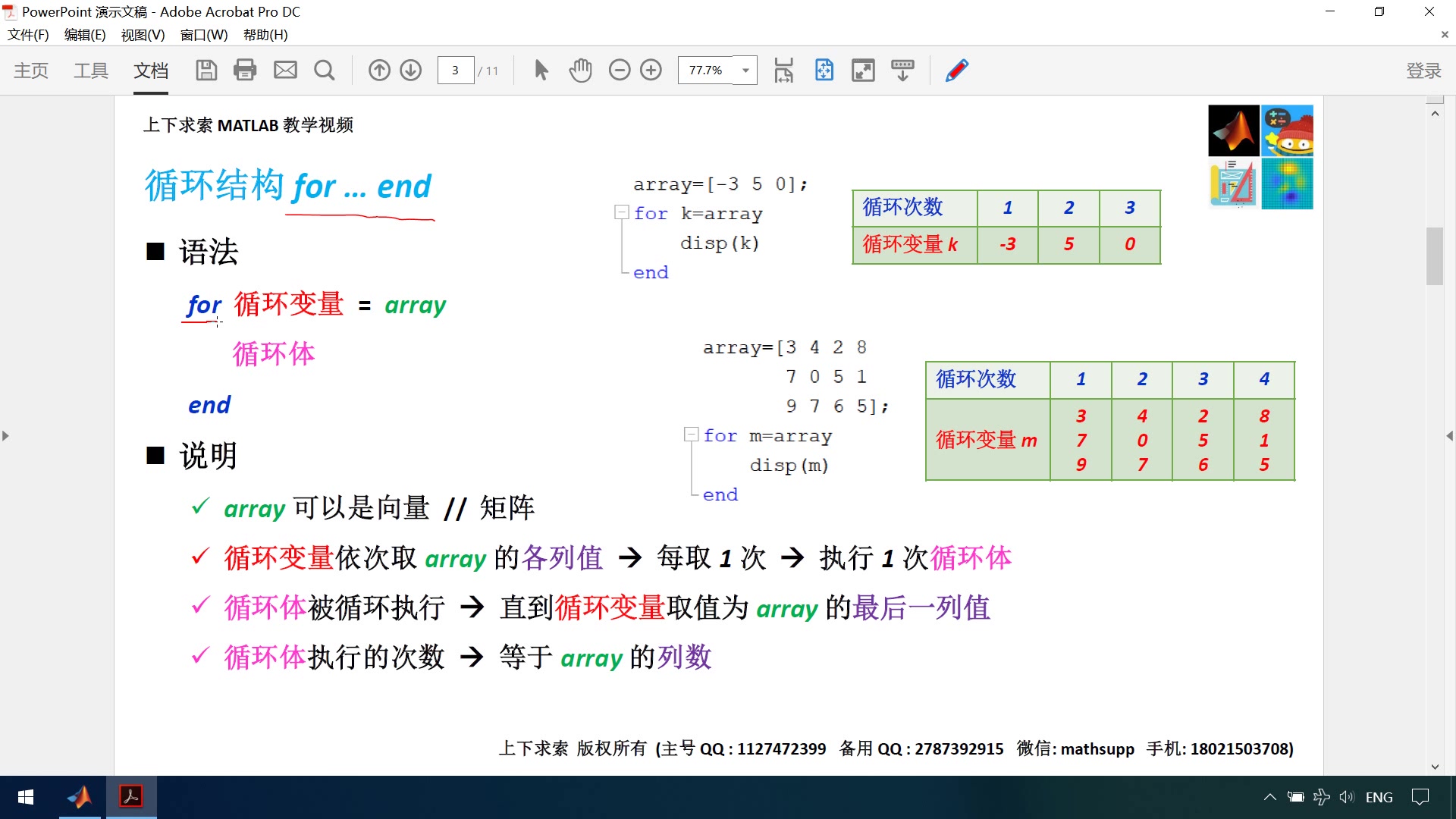 MATLAB免费教学视频:程序的流程控制哔哩哔哩bilibili