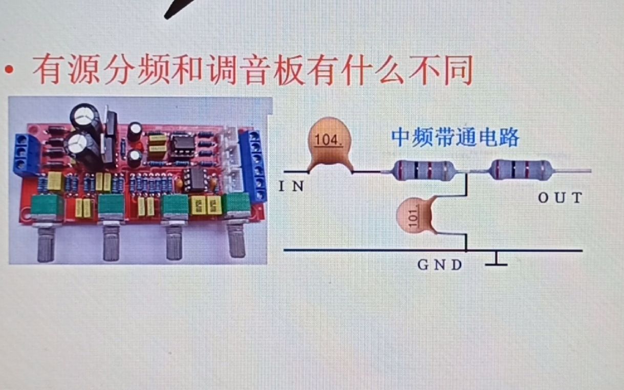 103有源分频和调音板有什么不同,都是有源电路,都有分频电路哔哩哔哩bilibili