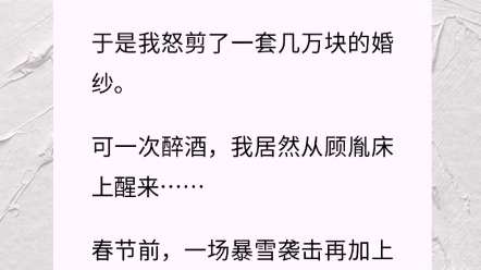 我不想结婚、生孩子,我妈非让我嫁给隔壁竹马顾胤.于是我怒剪了一套几万块的婚纱.可一次醉酒,我居然从顾胤床上醒来……哔哩哔哩bilibili