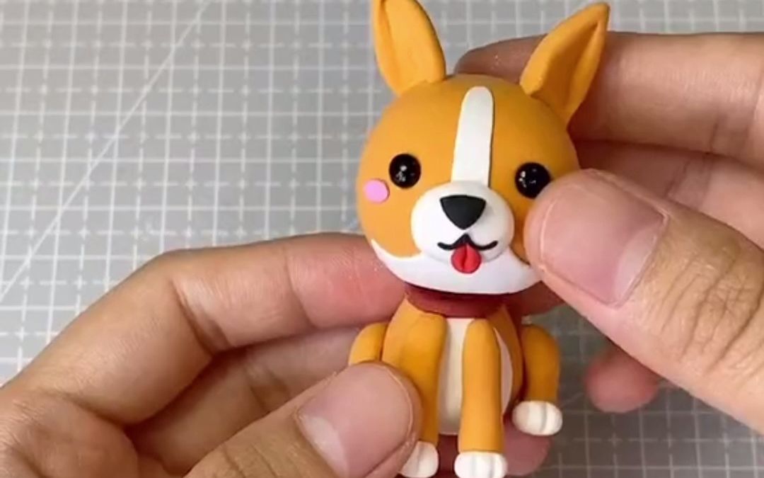 【超轻黏土】我做的是什么品种的狗狗,猜得到么