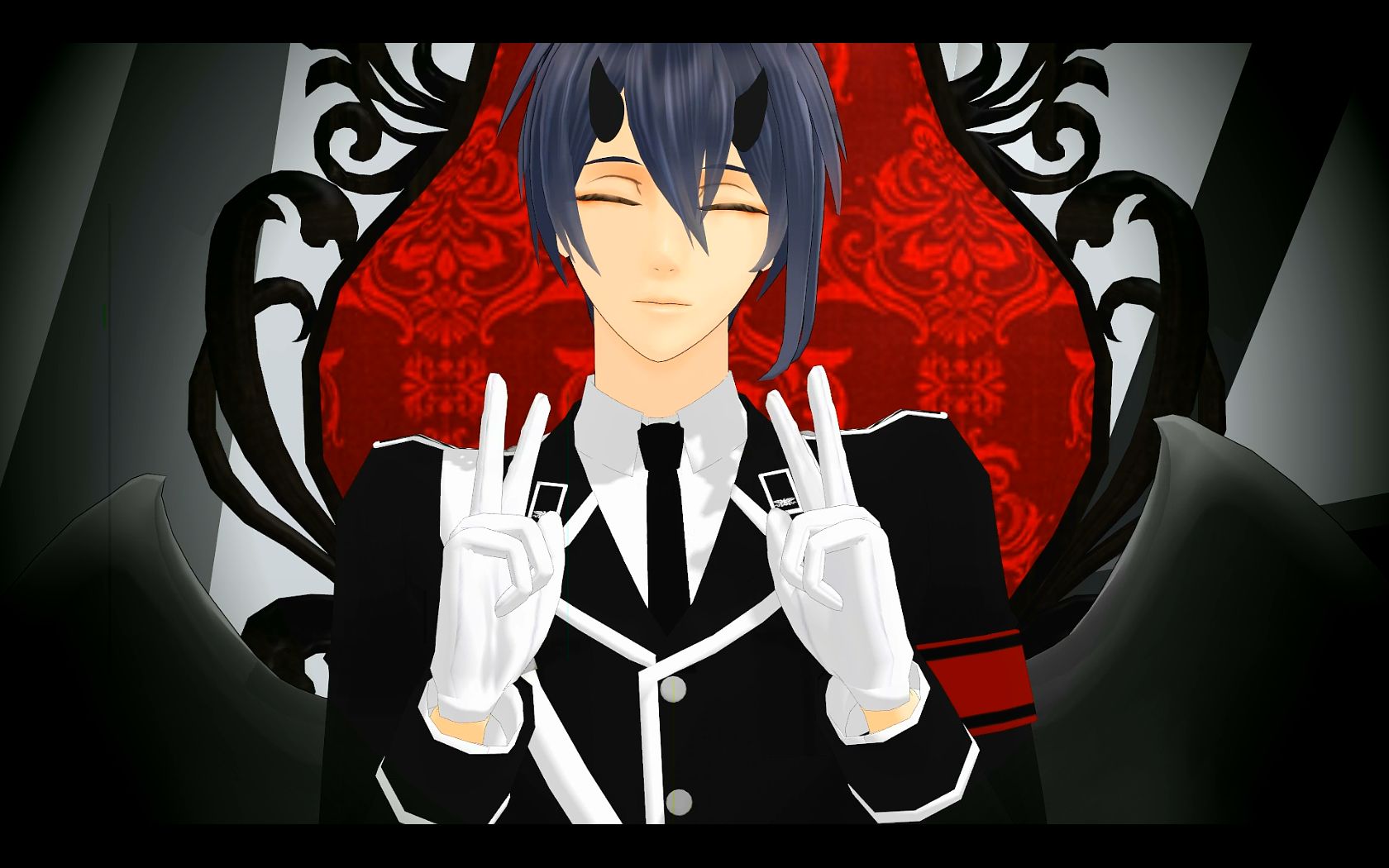 【刀剑乱舞mmd】三日月宗近暗堕之后