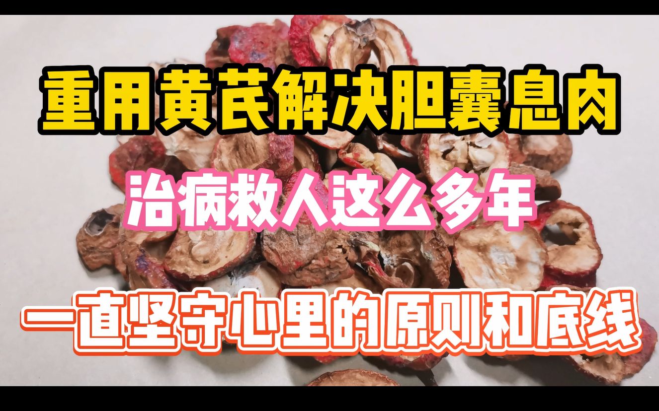 重用黄芪解决胆囊息肉,治病这些年,一直坚守心里的原则和底线哔哩哔哩bilibili