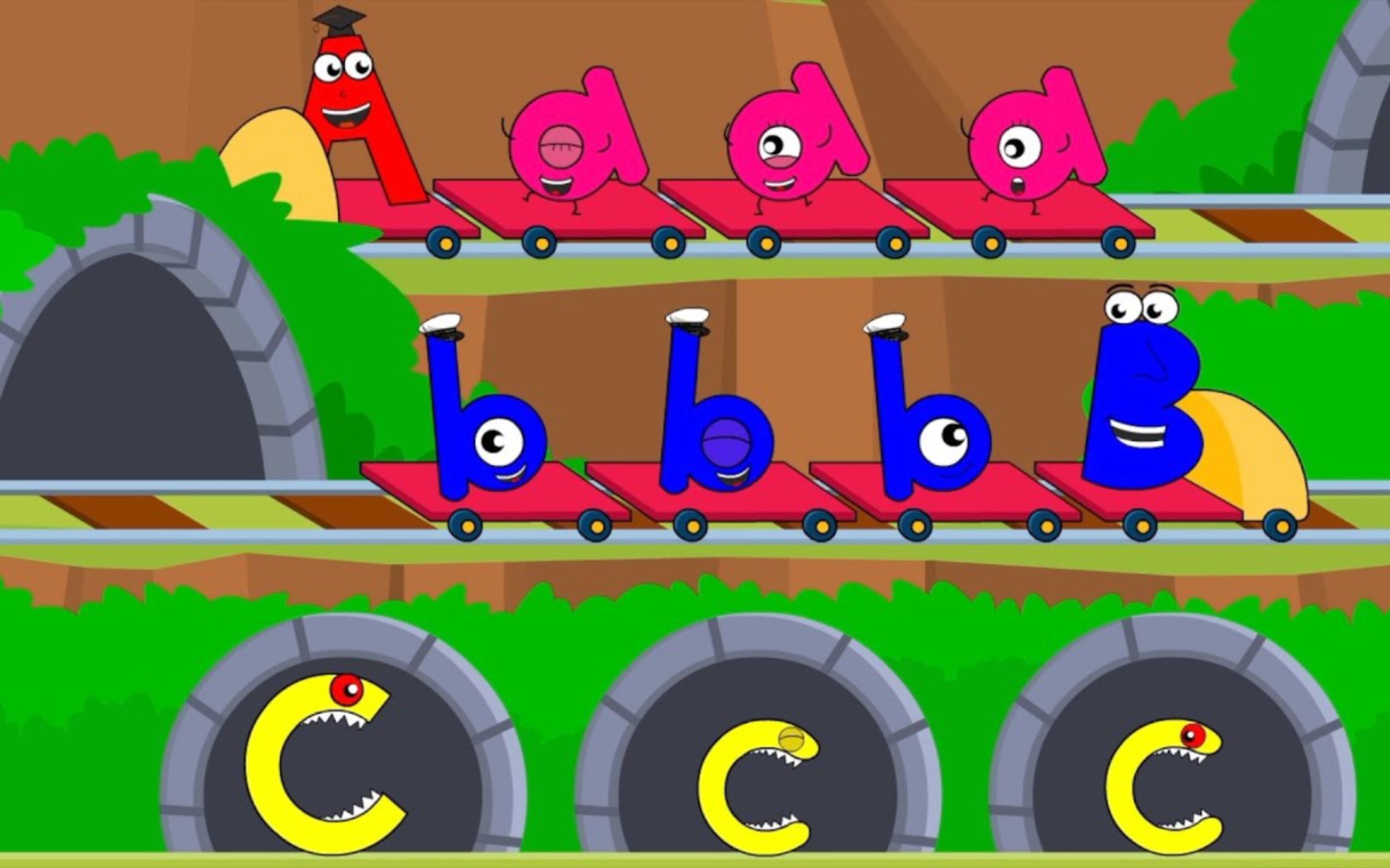 [图]【英语启蒙-ABC Song】Alphabuddies Trains