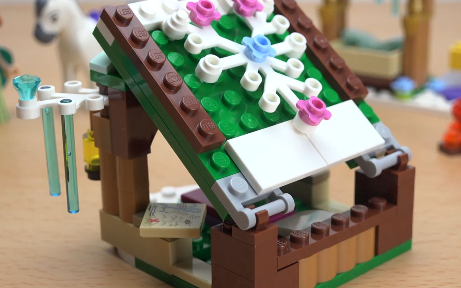 迷你乐高玩具积木拼装 迷你小房子