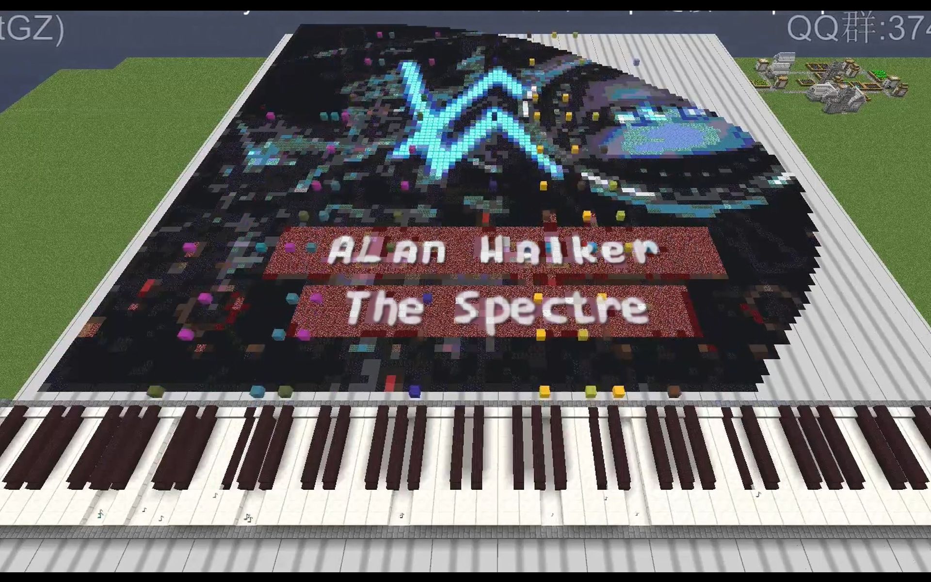 [图]【我的世界瀑布音乐】The Spectre - Alan Walker