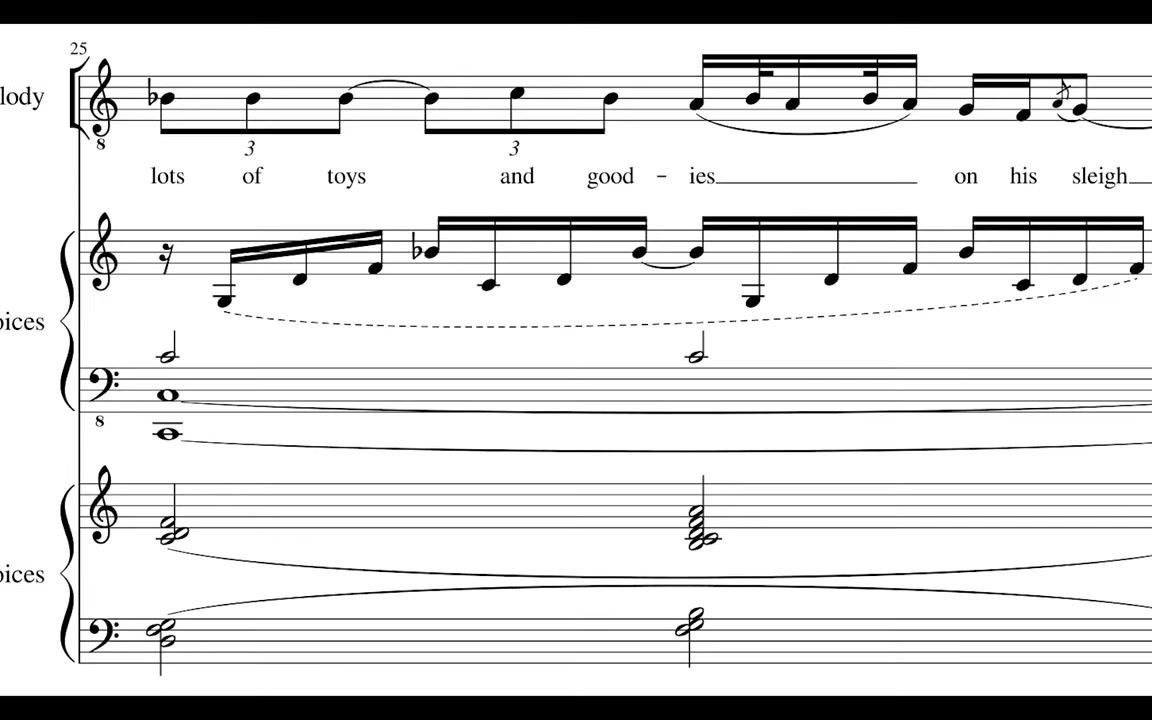 [图]Jacob Collier - The Christmas Song (Transcription)