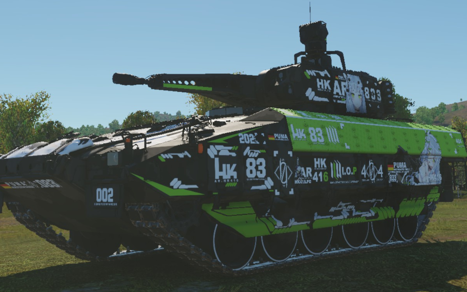 【战争雷霆】puma美洲狮步战车-抗打的刷分机器 单车核弹实况_哔哩