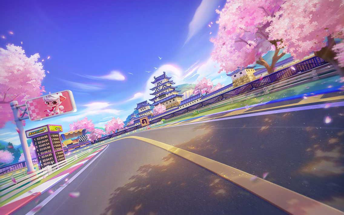 跑跑卡丁车手游「铃鹿赛道」1分50