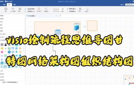 【Visio技巧】今天教你在Visio中利用插入功能绘制流程思维导图哔哩哔哩bilibili