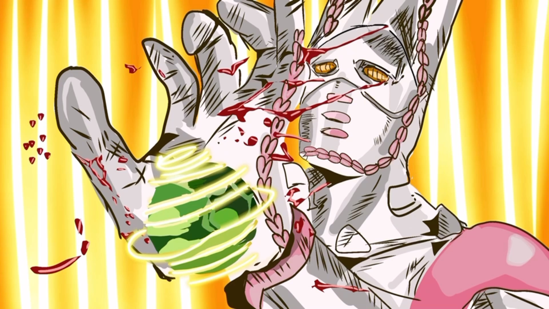 [图]【jojo】SBR杰洛大战大总统（铁球破坏者第一次登场全过程）