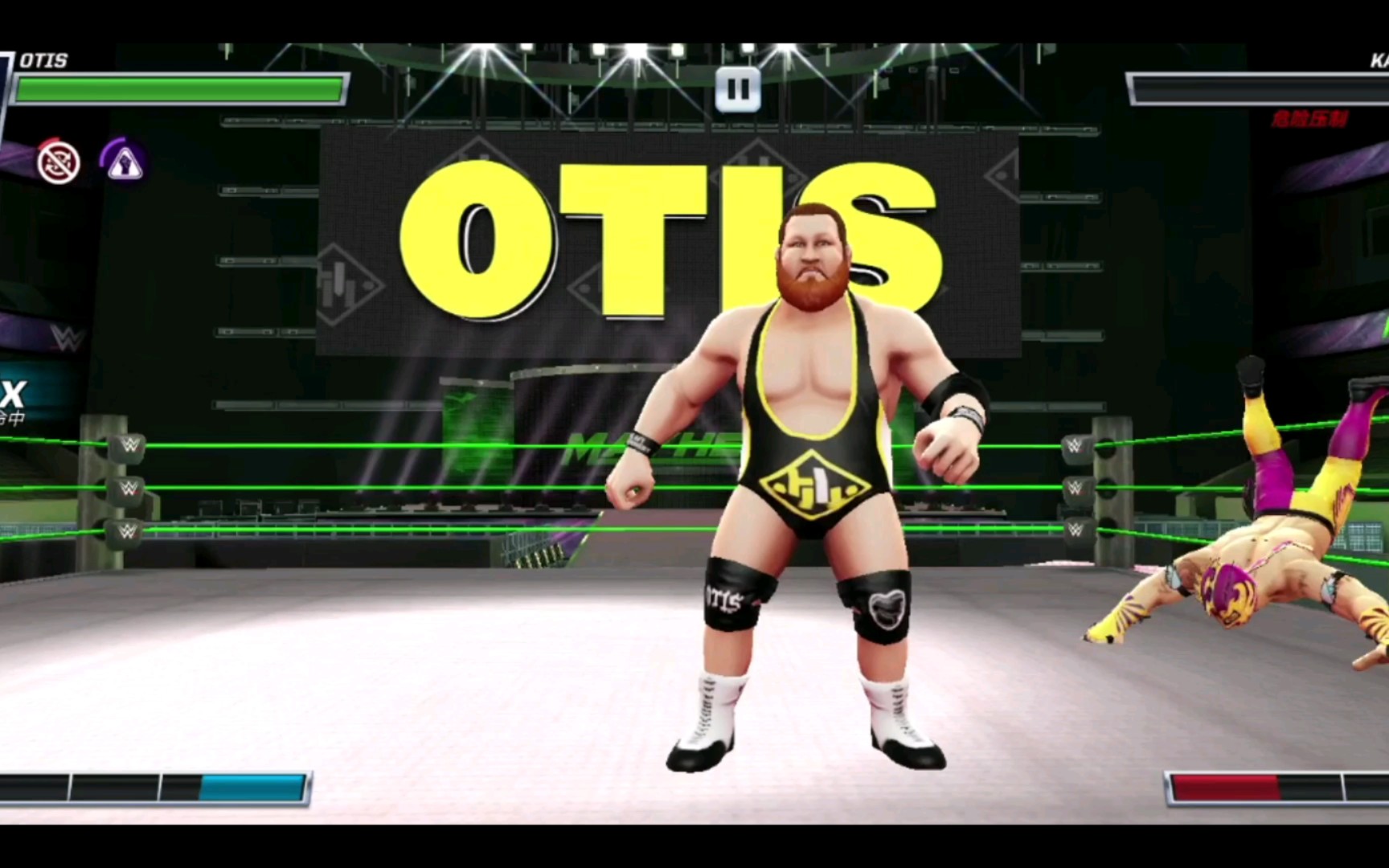 wwe mayhem:奥蒂斯必杀技能演示