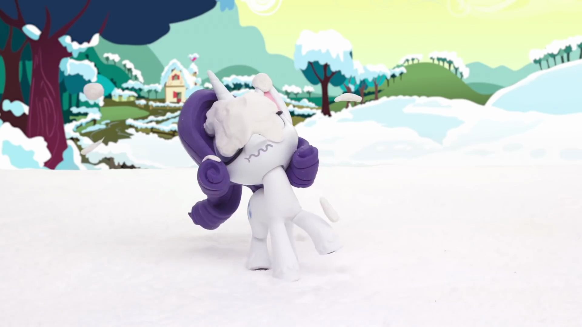 [图]【My Little Pony定格短片动画】'打雪仗 Snowball Fight' Ep. 9