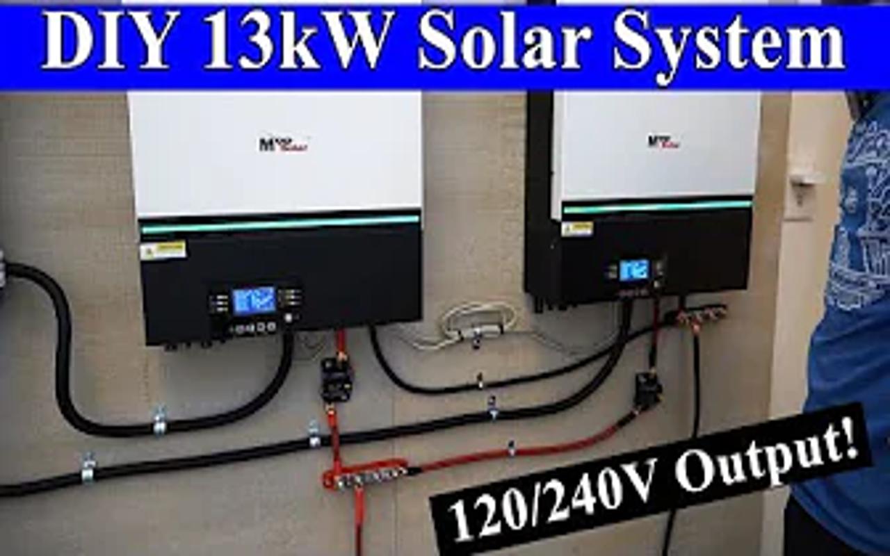 [图][搬] DIY Solar Power [DIY]家用13kW太阳能系统