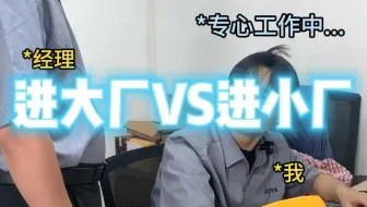 进大厂VS进小厂，最后致敬所有工程师