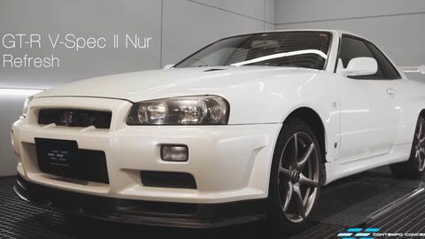 英语生肉 实拍nissan Skyline Gtr R34 V Spec Ii Nur 哔哩哔哩 Bilibili