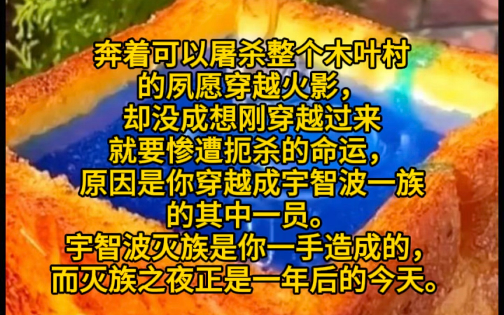 [图]奔着可以屠杀整个木叶村的夙愿穿越火影，却没成想刚穿越过来就要惨遭扼杀的命运，原因是你穿越成宇智波一族的其中一员。要知道，导致宇智波灭族是一手造成的