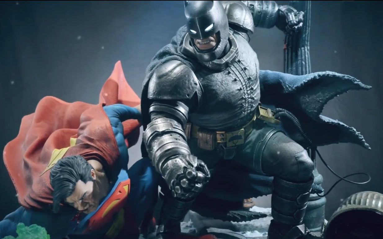 蝙蝠侠Batman VS Superman Dark Knight Returns 13 Diorama Statue REVEALED  Prime 1哔哩哔哩bilibili