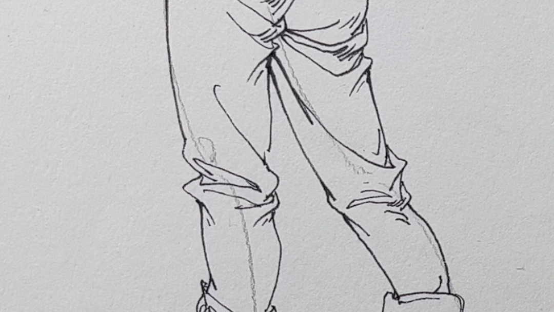 五分钟学会的腿部速写