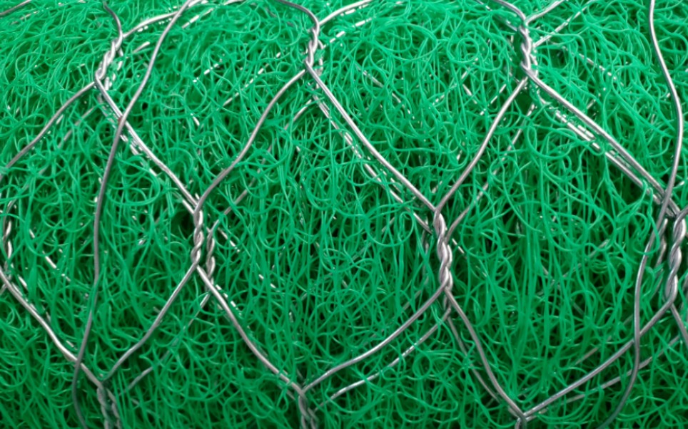 河道治理护坡加筋麦克垫 喷播植草加筋麦克垫三维固土植生垫